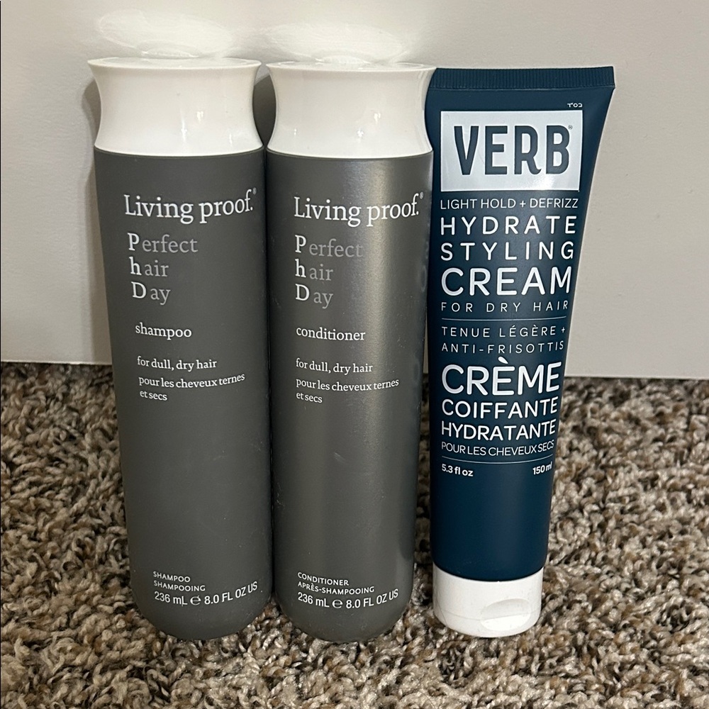 Living Proof Perfect Hair Day set & VERB Hydrate Styling Cream